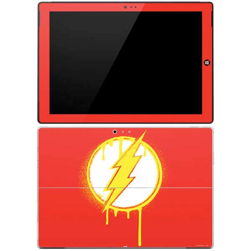 DC Comics The Flash Emblem Drip Surface Pro 3 Skin